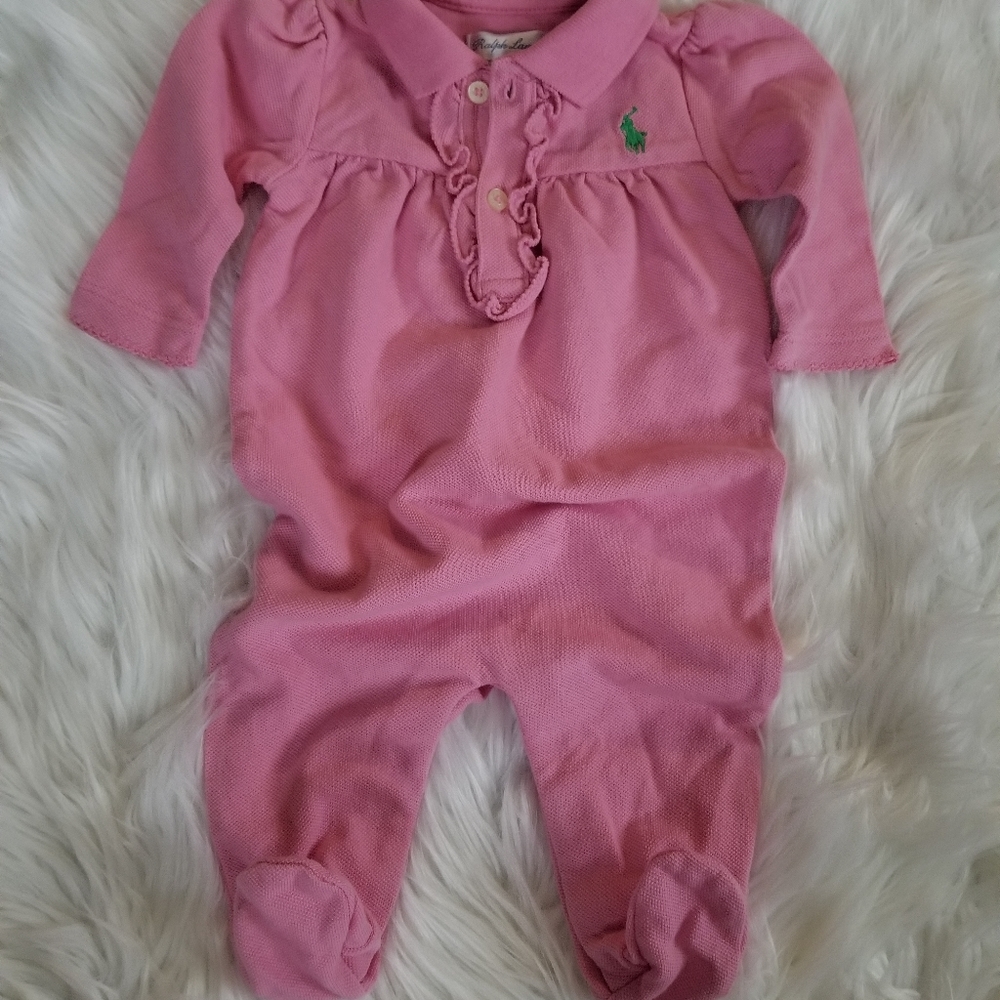 Ralph Lauren Footed Coverall